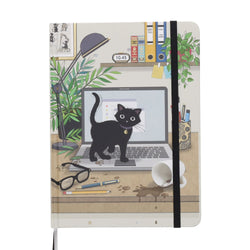 Black Kitty A5 Notebook