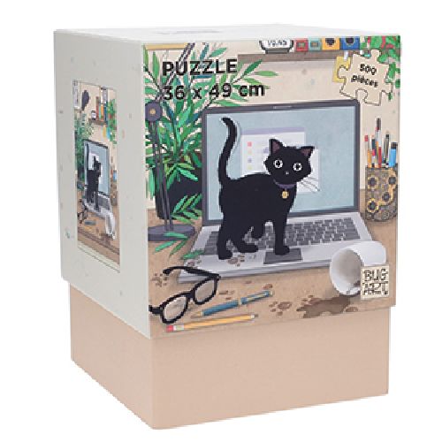 Black Kitties 500 Piece Jigsaw
