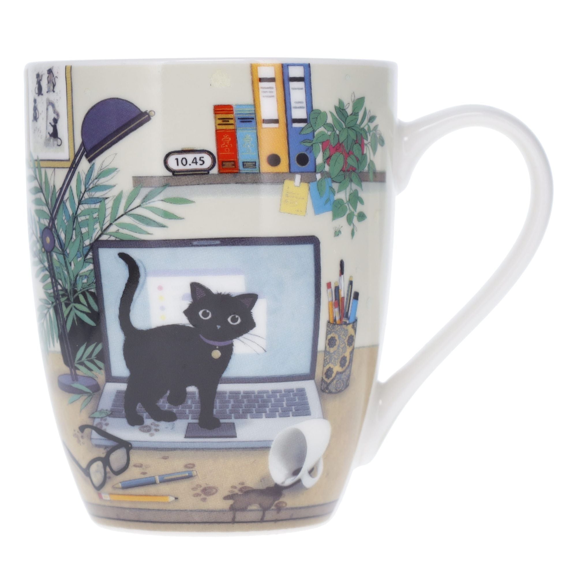 Laptop Kitty Black Cat Mug