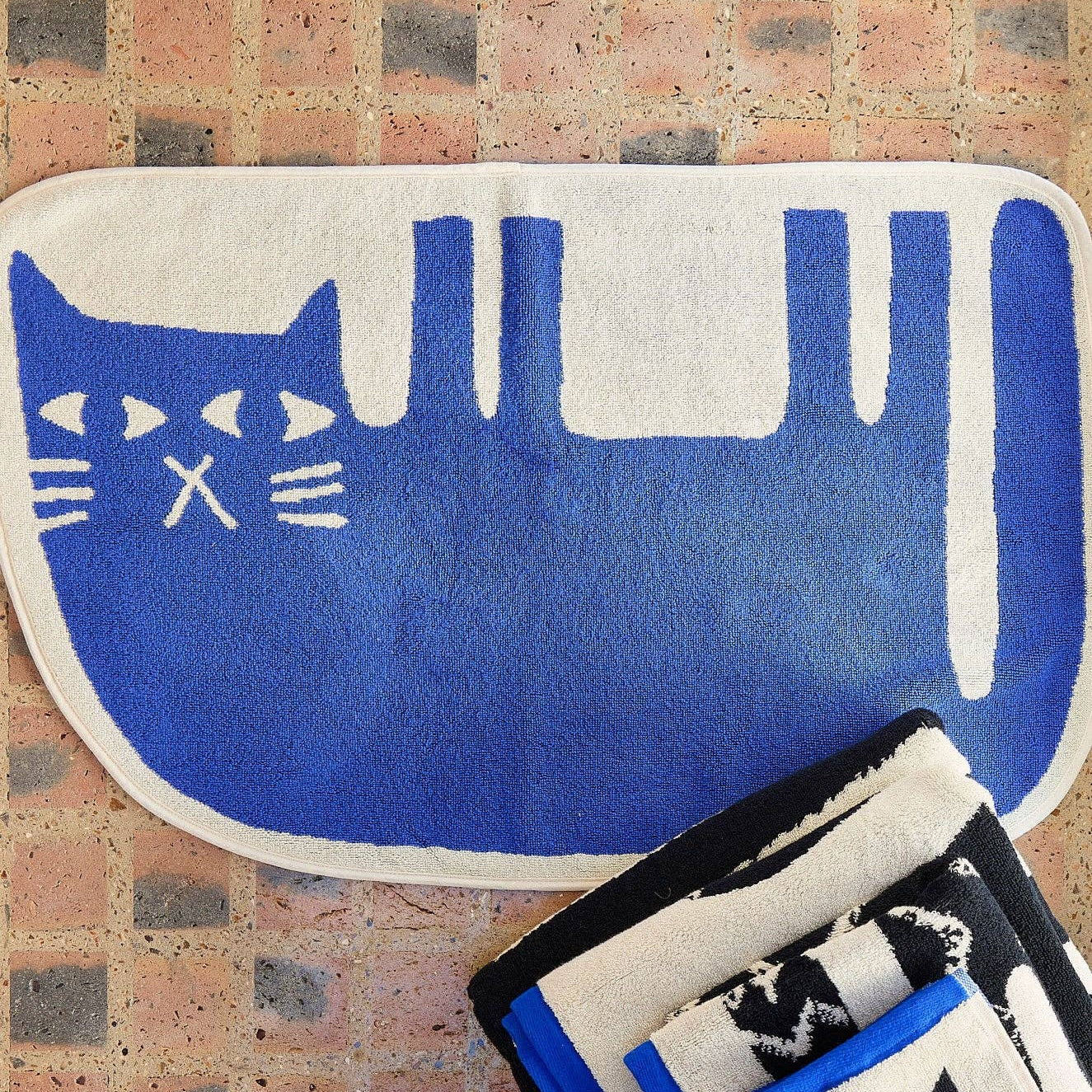 Lazy Cat Bath Mat
