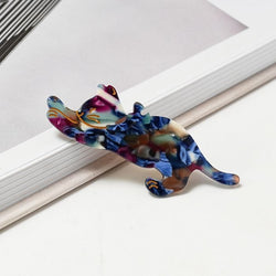 Leaping Cat Hair Clip