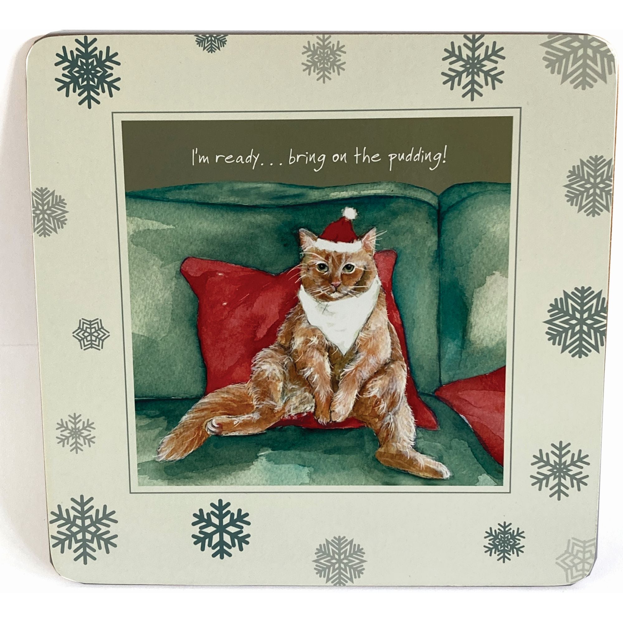 Festive Cat Placemats, set of 4