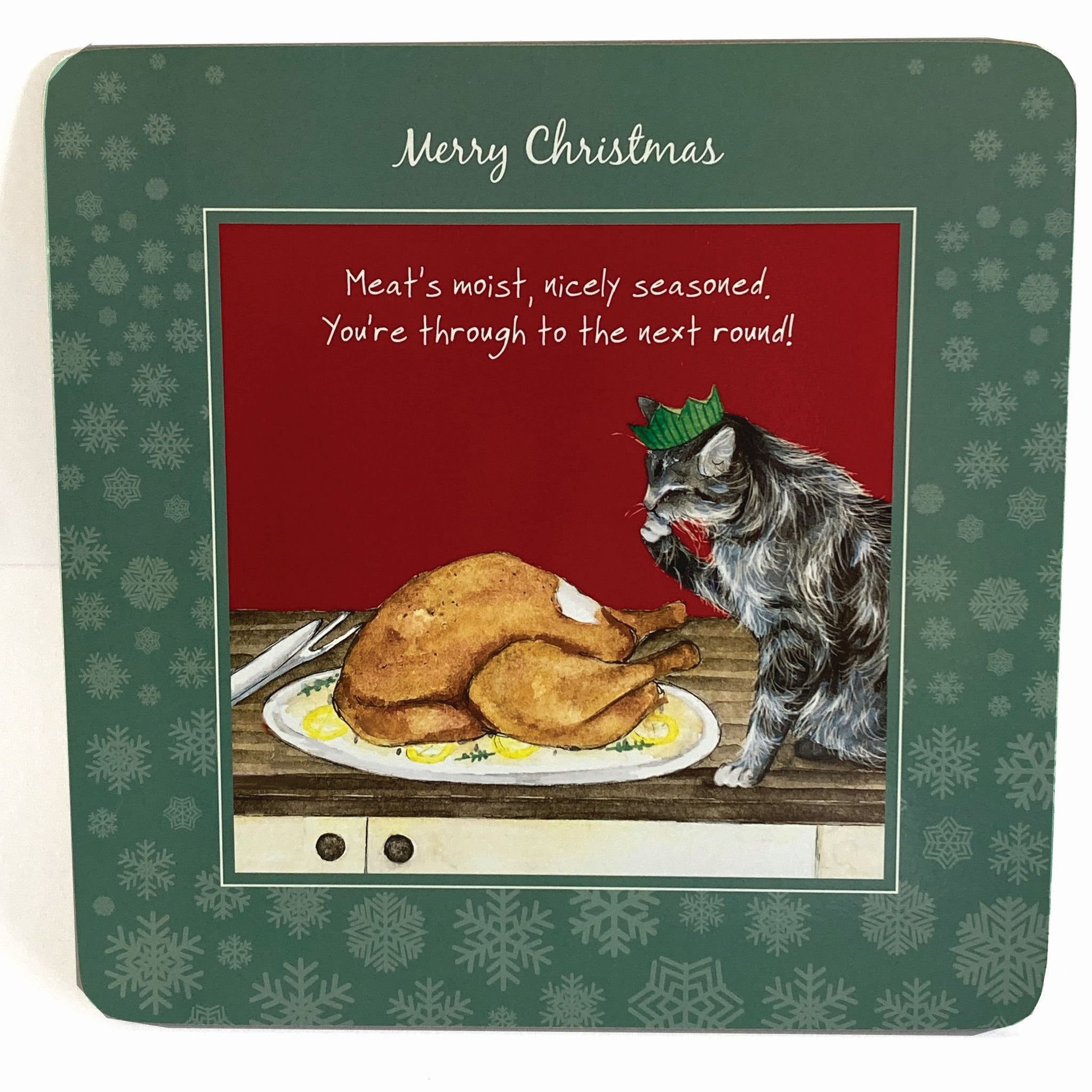 Festive Cat Placemats, set of 4