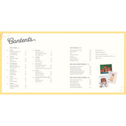 A printed contents page from a book, showing a table of contents for City Cats and Cat Topias