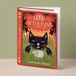 Lord of the Fleas Cat Book Card