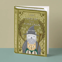 Lord of the Purr-ings Cat Book Card