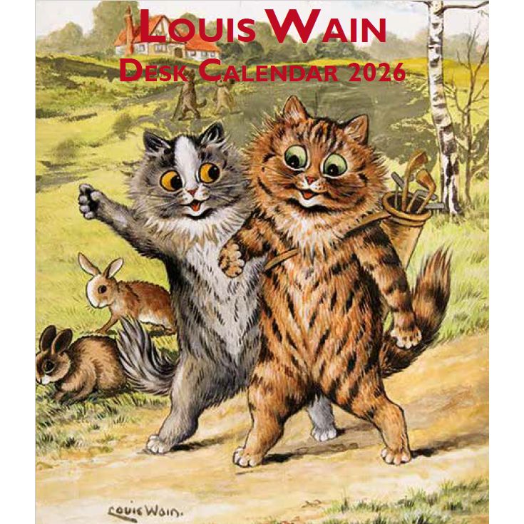Louis Wain 2026 Desk Calendar