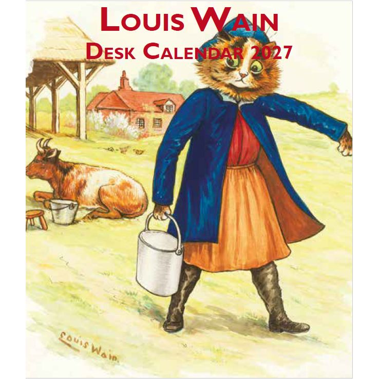 Louis Wain 2027 Desk Calendar