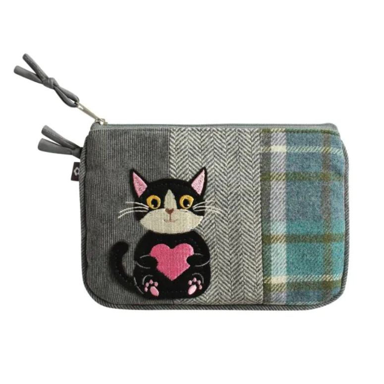 Love Kitten Tweed Purse