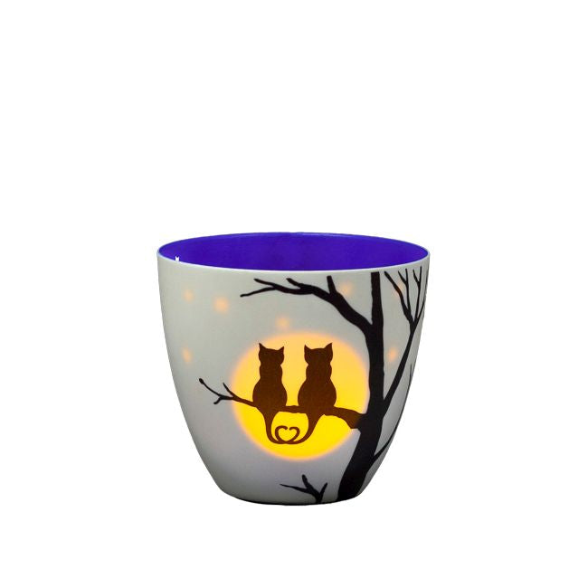 Moonlight Cats Tealight