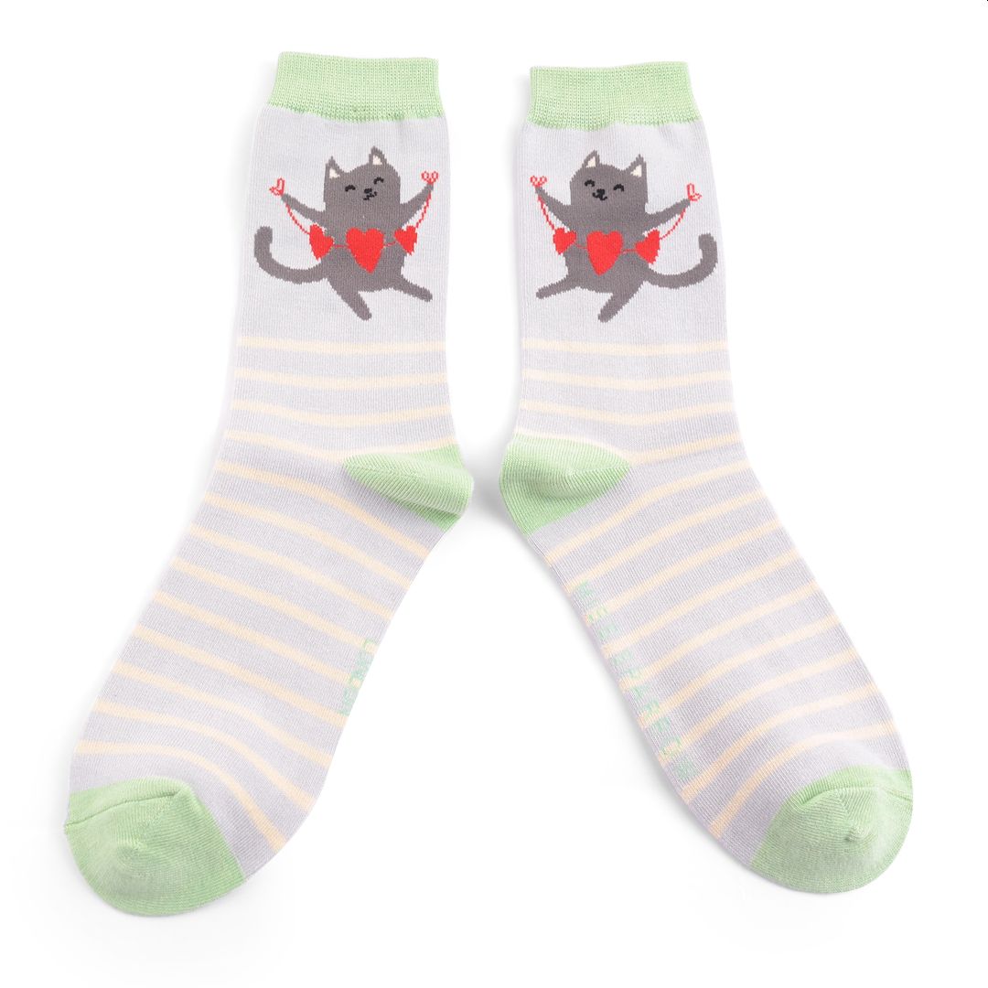 Lovely Cats Socks, UK 4-7