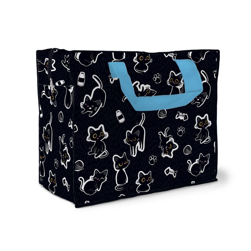 Lucky the Black Cat Storage Bag