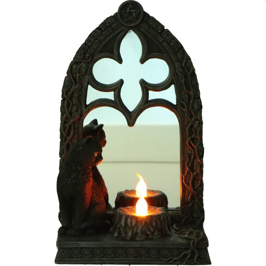 Magic Black Cat Mirror
