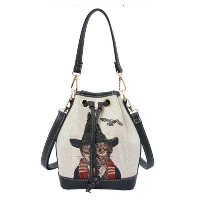 Magical Cat Tapestry Bucket Bag