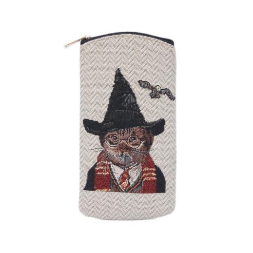 Magical Cat Tapestry Glasses Pouch