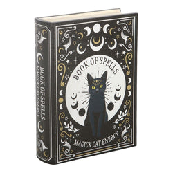 Black Cat Magick Book of Spells Storage Box