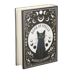 Black Cat Magick Book of Spells Storage Box
