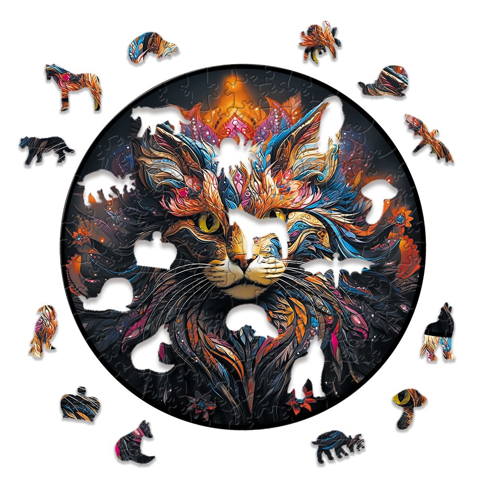 Maine Coon Wooden Jigsaw (150 pieces)