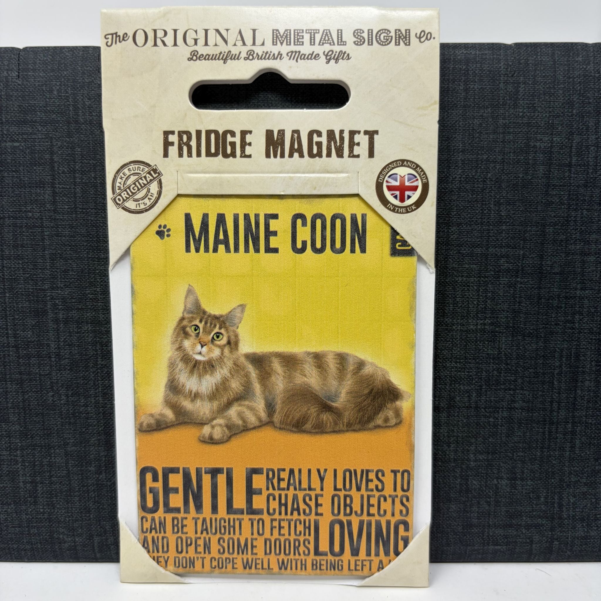 Maine Coon Cat Fridge Magnet