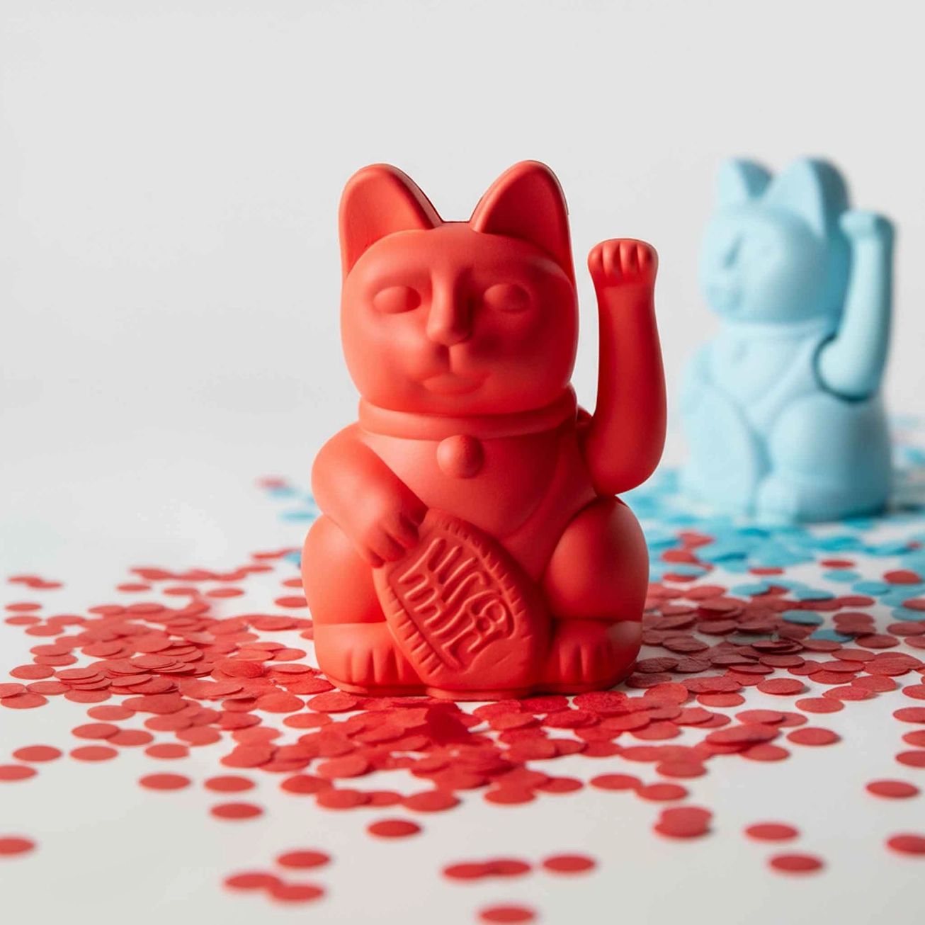Maneki Neko Mini by Donkey NEON ORANGE