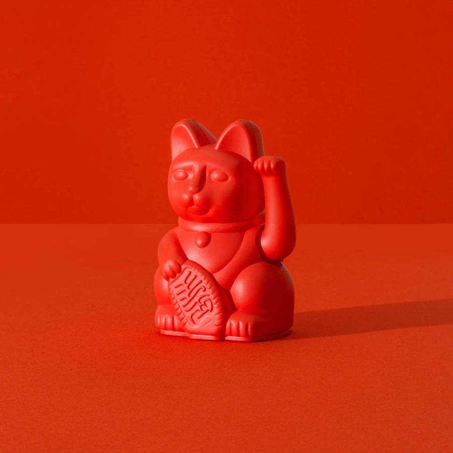 Maneki Neko Mini de Donkey ROJO