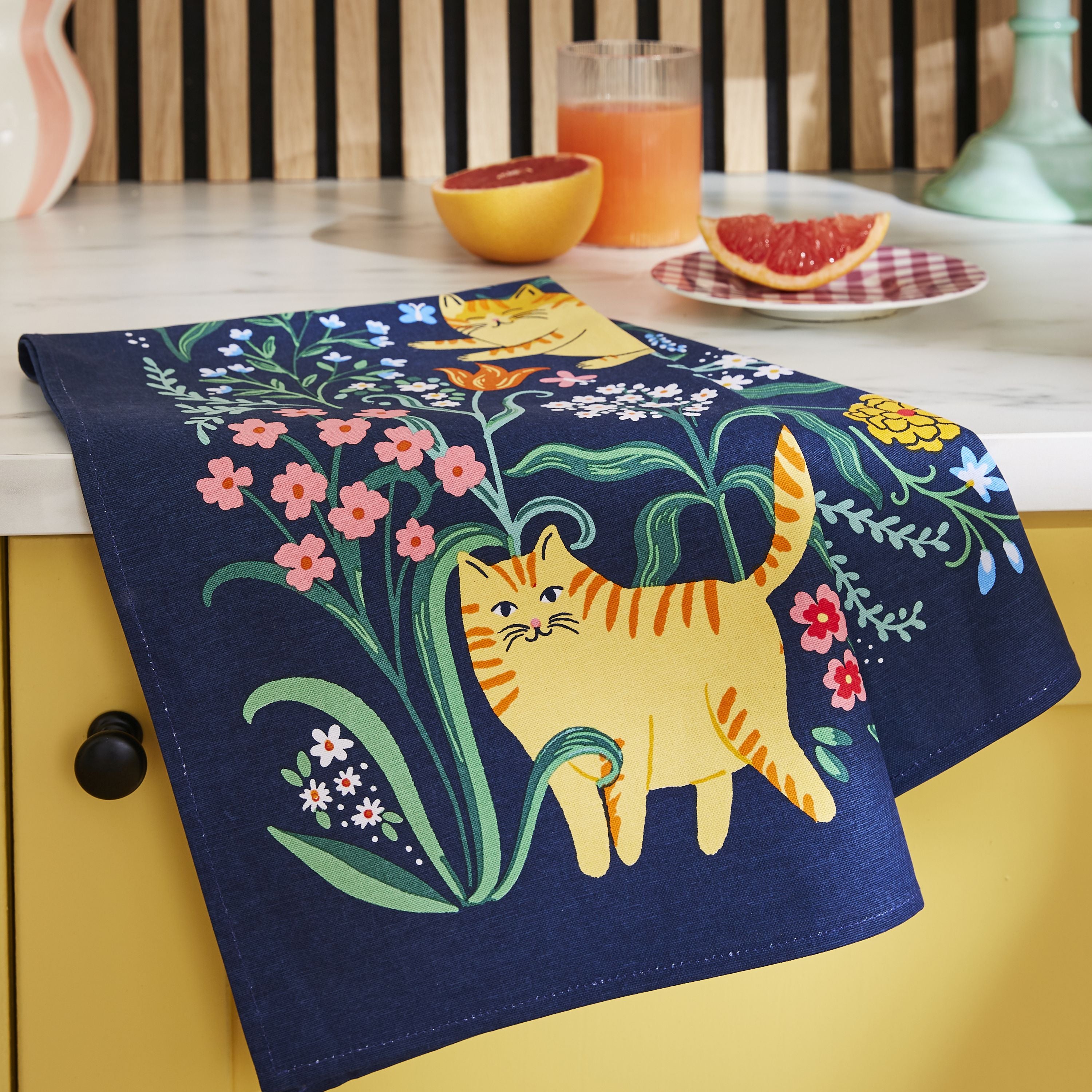 Marmalade Meadow Cotton Tea Towel