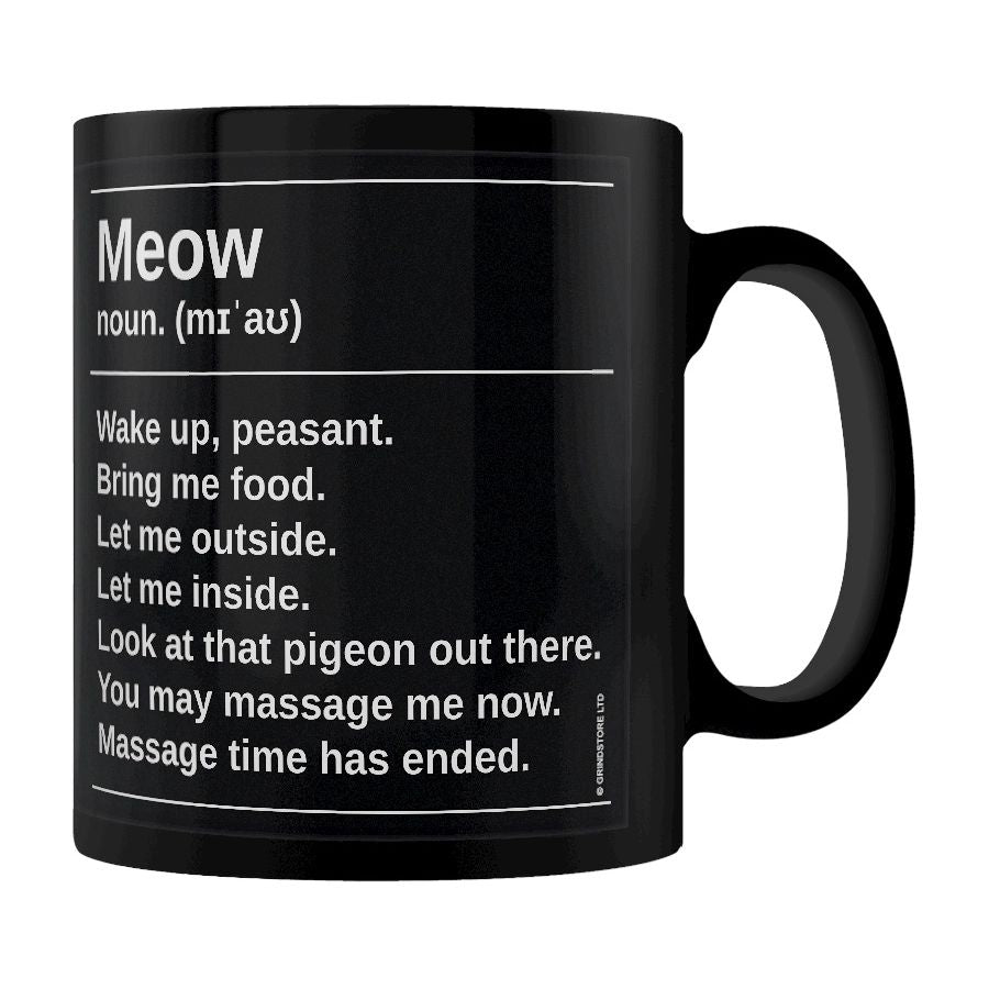 Meow Definition Mug