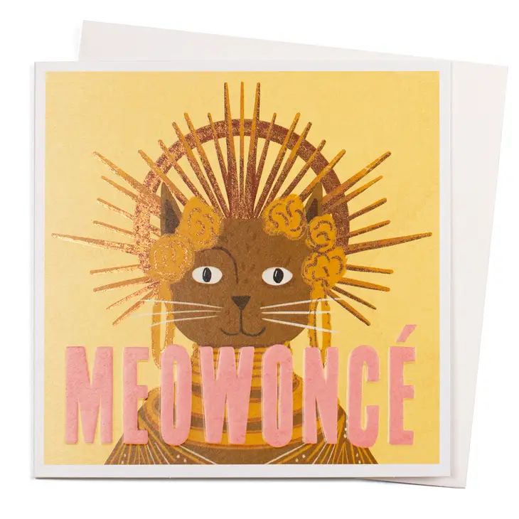 Meowonce Greetings Card, The Cat Gallery