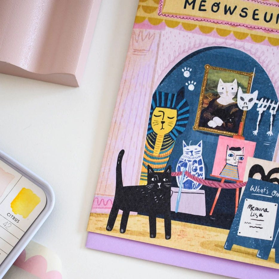 Meowseum Cat Card