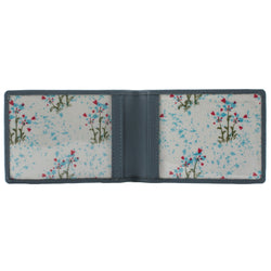 Floral patterned wallet / ID holder on a white background