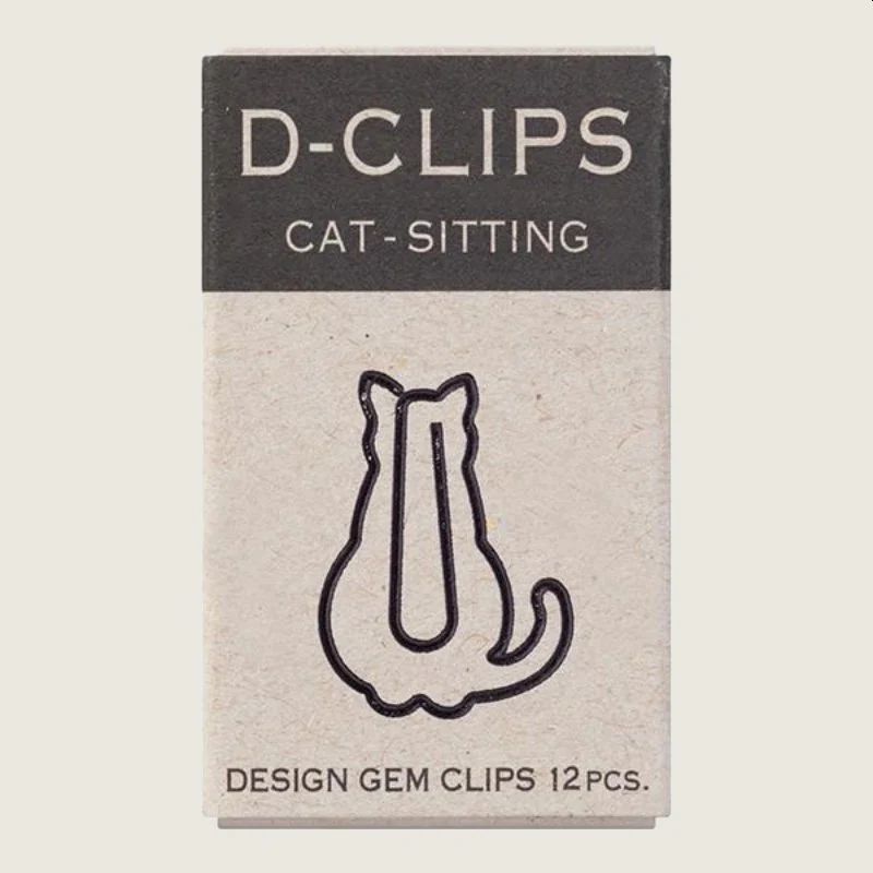 Midori Sitting Cat D-Clips
