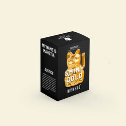 Mini Maneki Neko by Donkey, Shiny Gold