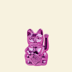 Mini Maneki Neko by Donkey, Shiny Pink