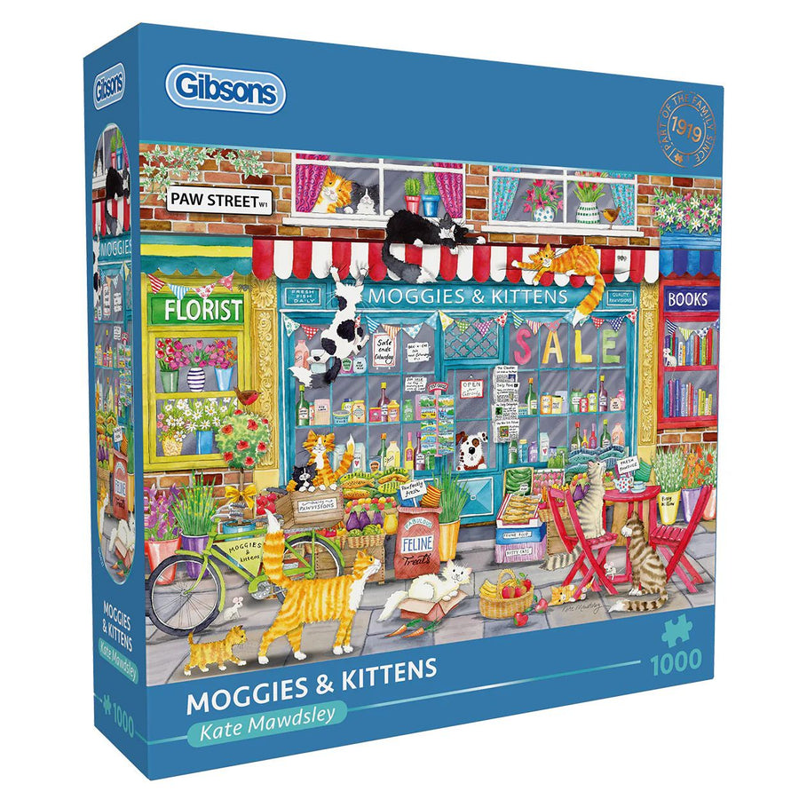 Moggies and Kittens 1000 Piece Jigsaw