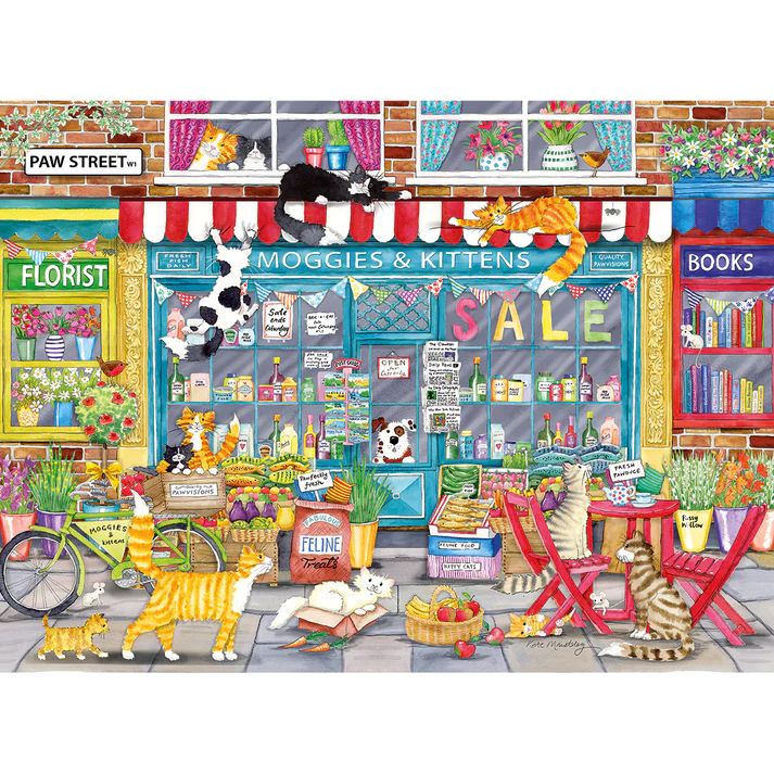 Moggies and Kittens 1000 Piece Jigsaw