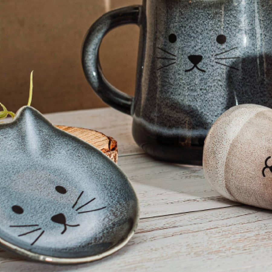 Mohave Cat Tea Bag Dish