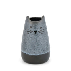 Mohave Cat Ceramic Small Vase