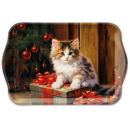 Festive Kitten Snack Tray