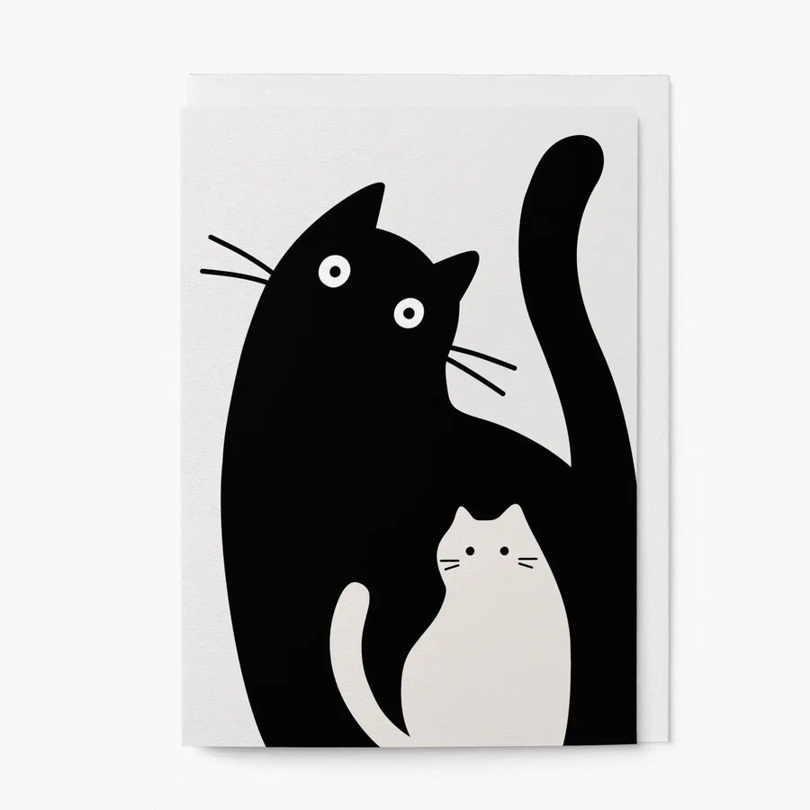 Mother and Kitten Graphic Card