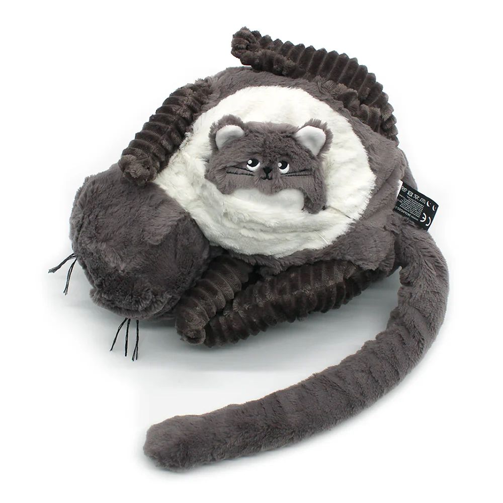 Plush Cat Mum and Kitten Set