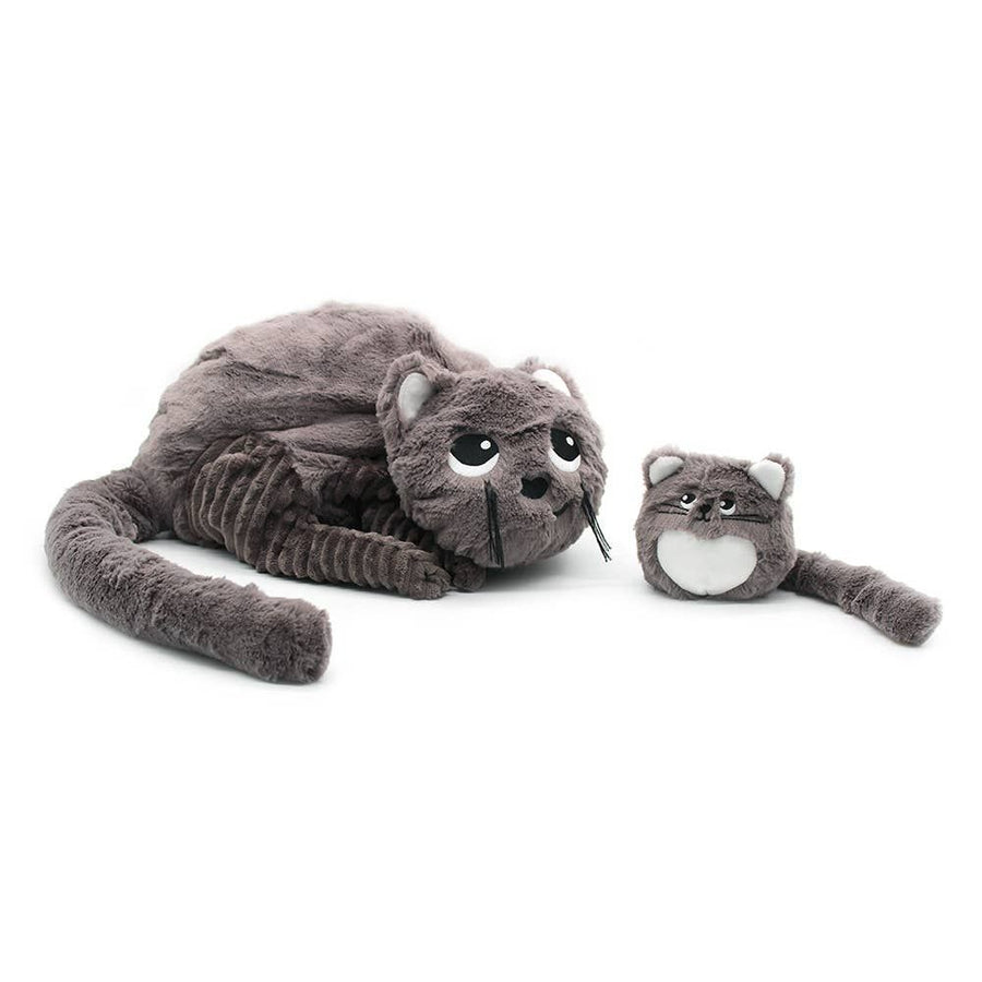 Plush Cat Mum and Kitten Set