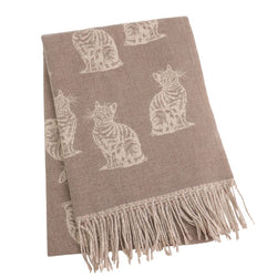 Super Soft Cat Jacquard Scarves