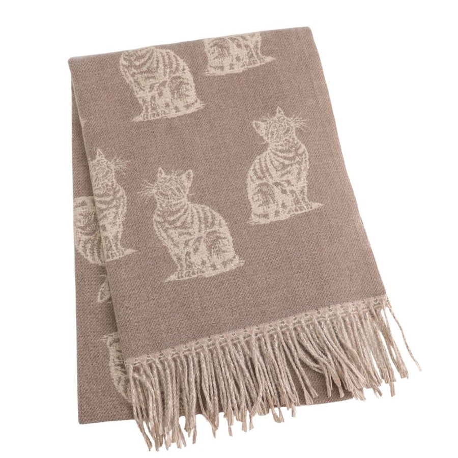 Super Soft Cat Jacquard Scarves