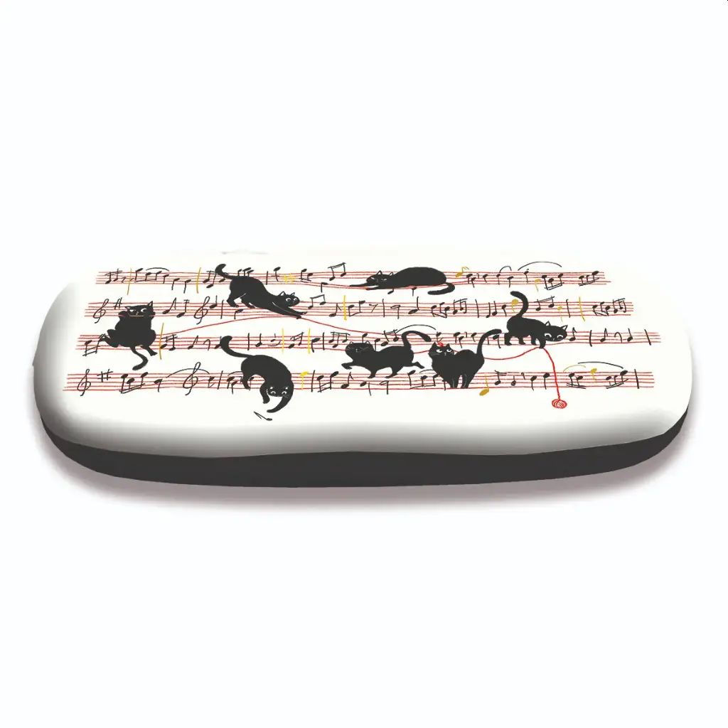 Musical Cats Glasses Case