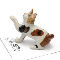 Neko Japanese Bobtail Cat Porcelain Miniature