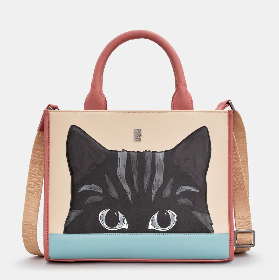 Peeking Cat Applique Grab Bag