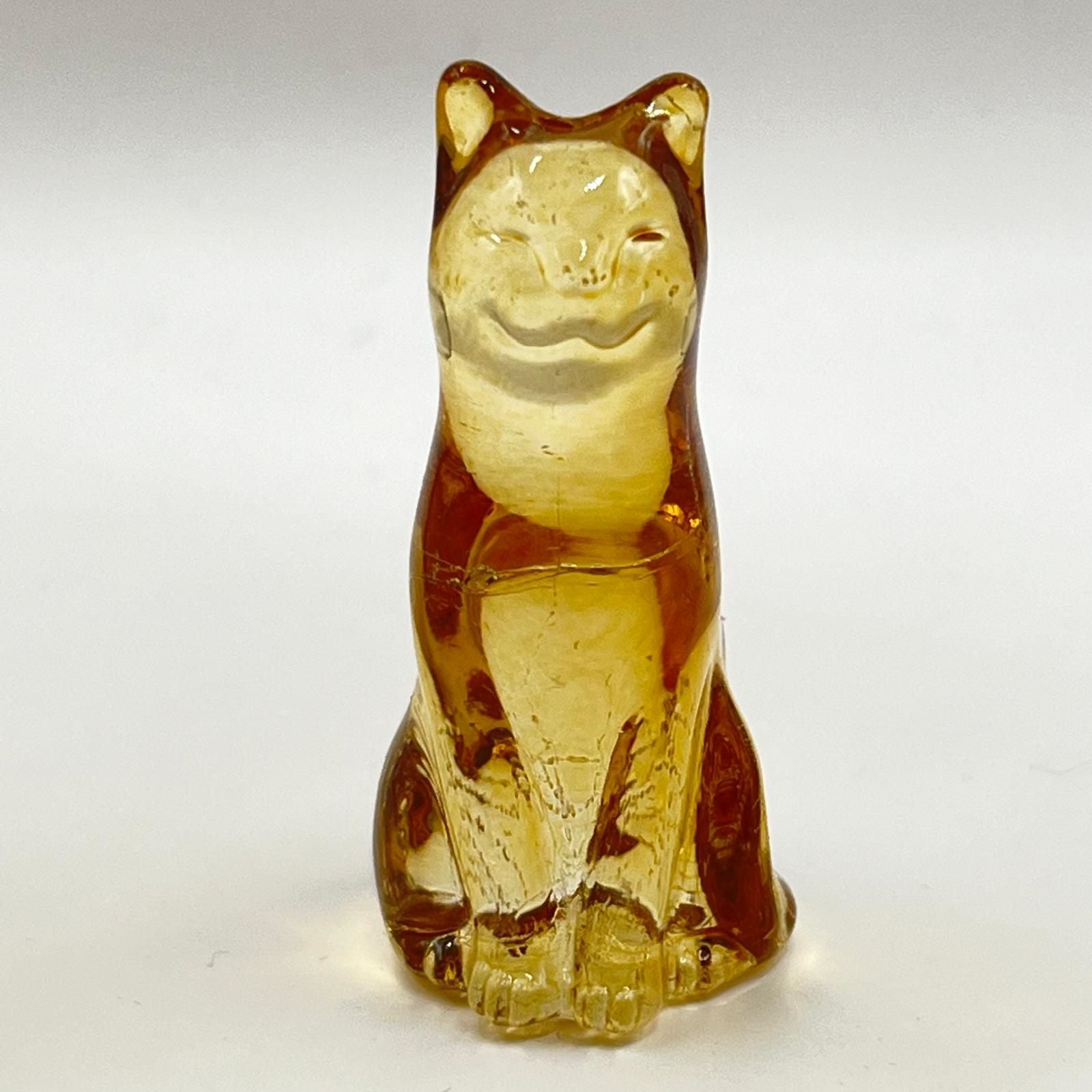 November Lucky Glass Cat