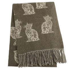 Super Soft Cat Jacquard Scarves