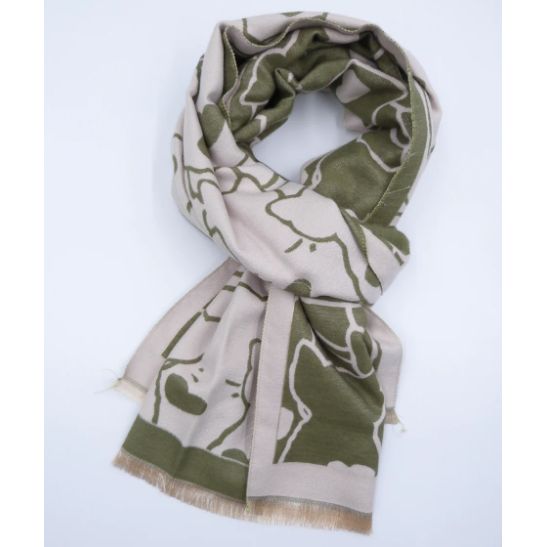 Outline Cat Warm Scarf