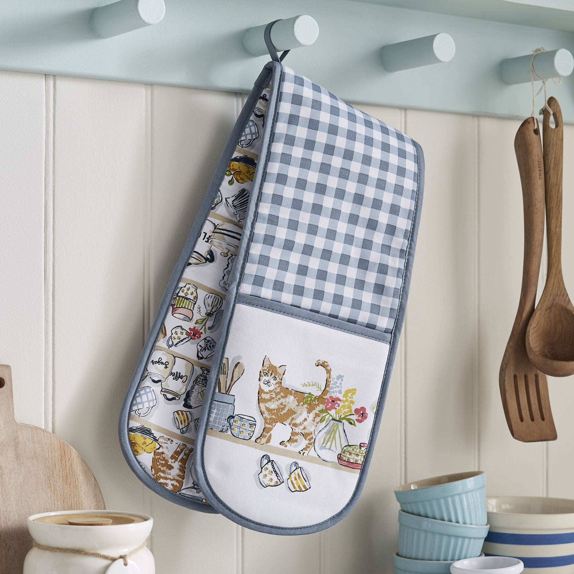 Pantry Cats Double Oven Glove